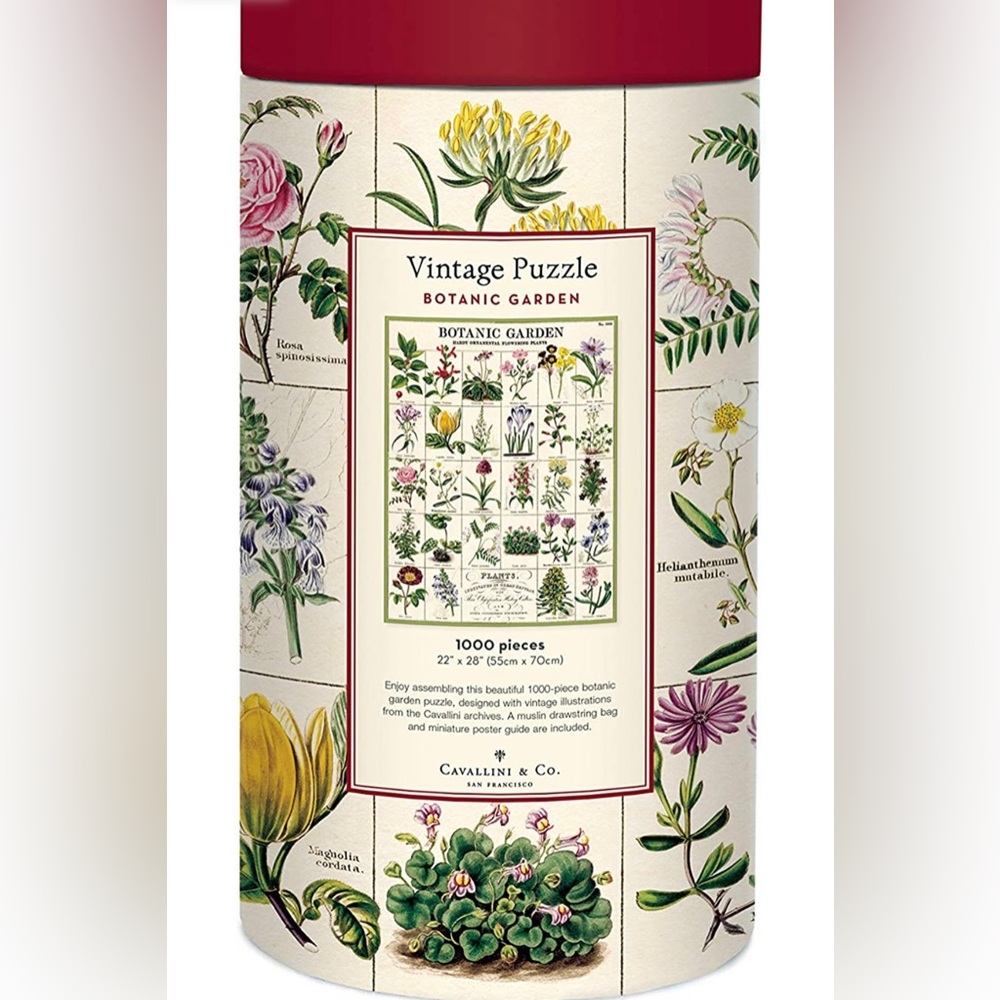 Cavallini Papers & Co. Botanic Garden 1,000 Piece Puzzle